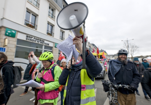 Marche contre la réforme des retraites - Lannion