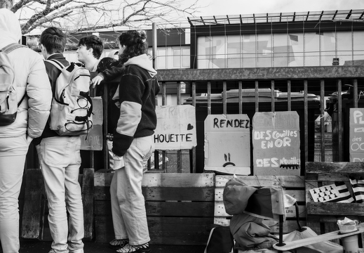 Blocage de l'IUT de Lannion