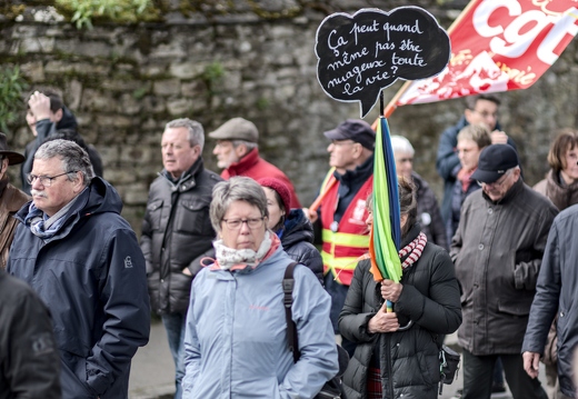 Manifestation contre la réforme des retraites - Lannion - 28 Mars 2023