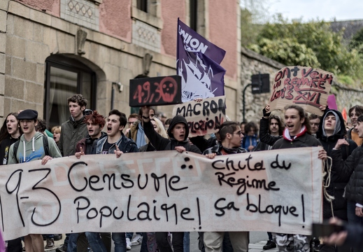Manifestation contre la réforme des retraites - Lannion - 28 Mars 2023